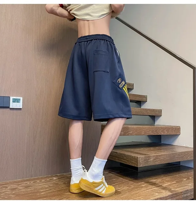 Men's Summer Loose Straight Shorts Detail