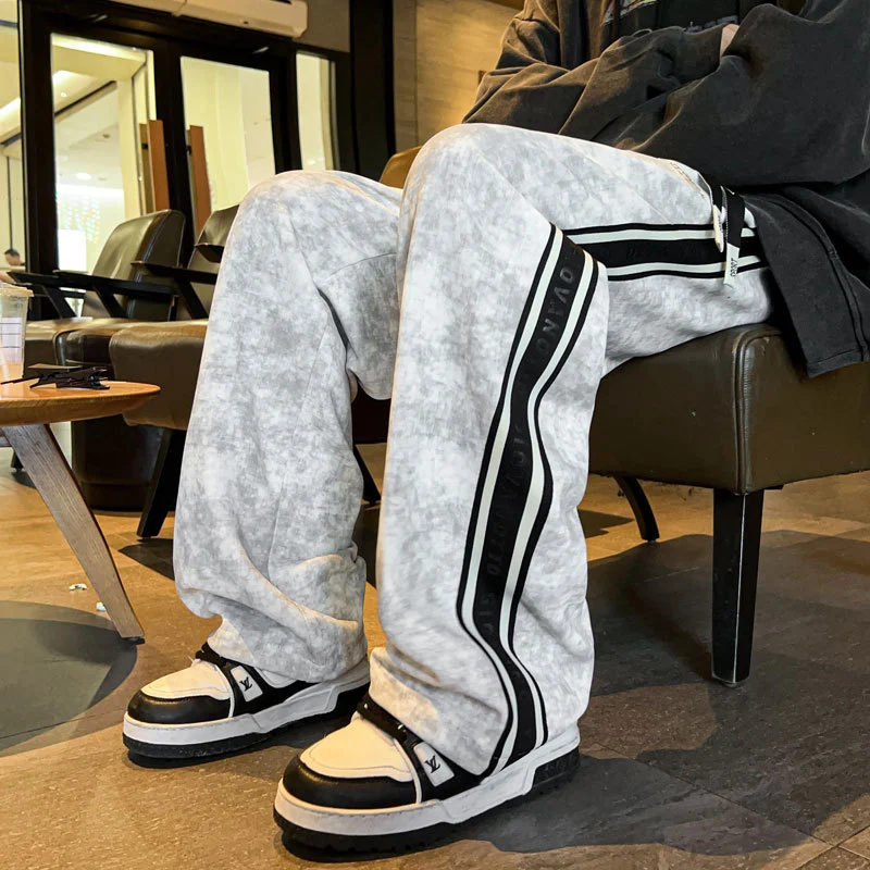 Autumn Men's Retro Tie - Dye Track Pants
