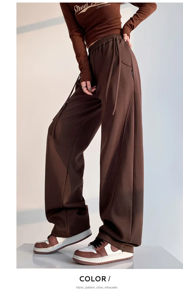 Wide-leg Pants for Women, 2025 Fall New Style Detail