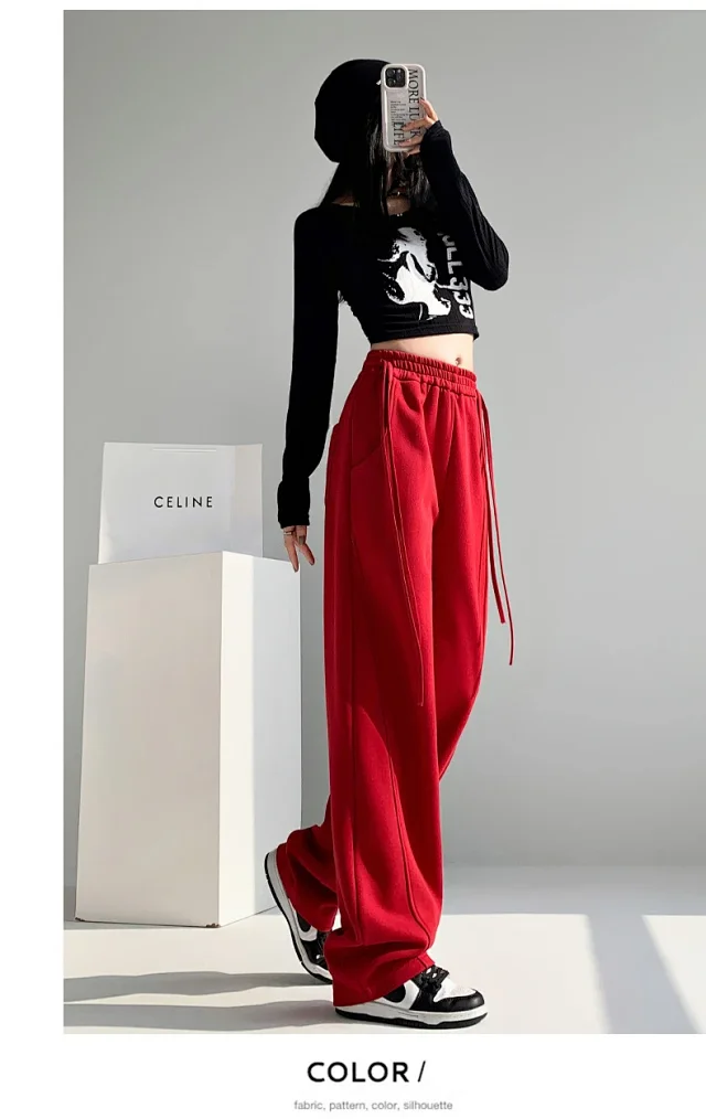 Wide-leg Pants for Women, 2025 Fall New Style Detail