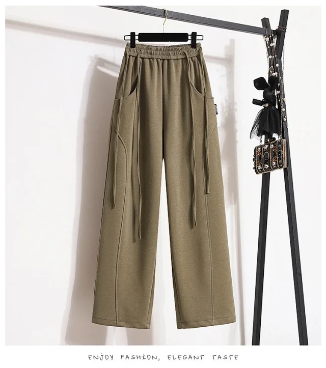 2025 Autumn New Banana Pants for Women Detail