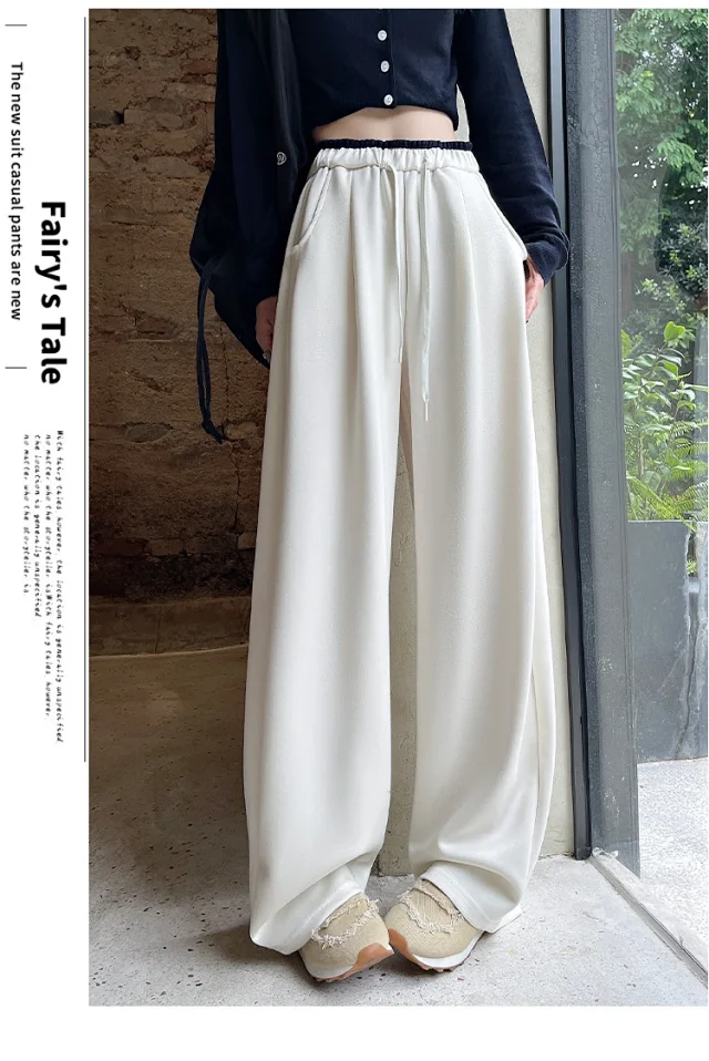 Women's Loose Wide-Leg Pants 2025 Detail