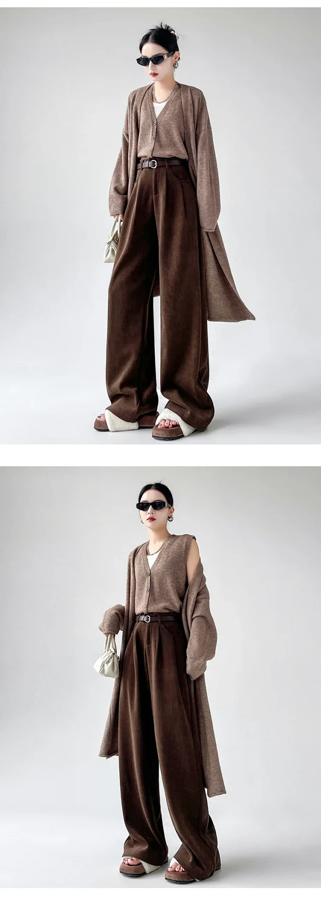 Maillard Wide - leg Pants for Women Detail