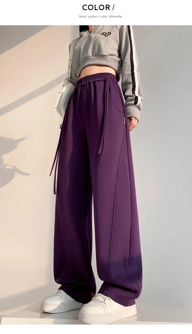 Wide-leg Pants for Women, 2025 Fall New Style Detail