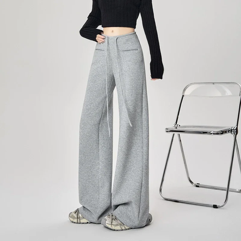 2025 Fall New American Hot Girl Wide-Leg Pants