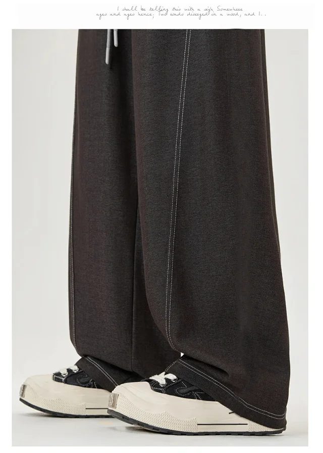 2025 Fall Tencel Denim Banana Wide-Leg Pants Detail