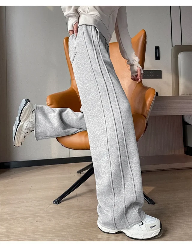 Autumn New High-waist Narrow Banana Pants Detail