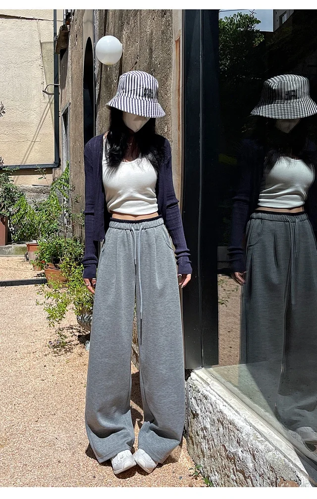 Women's Loose Wide-Leg Pants 2025 Detail