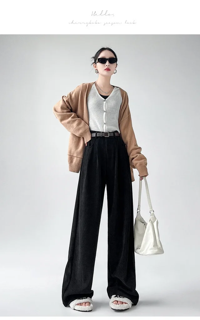 Maillard Wide - leg Pants for Women Detail