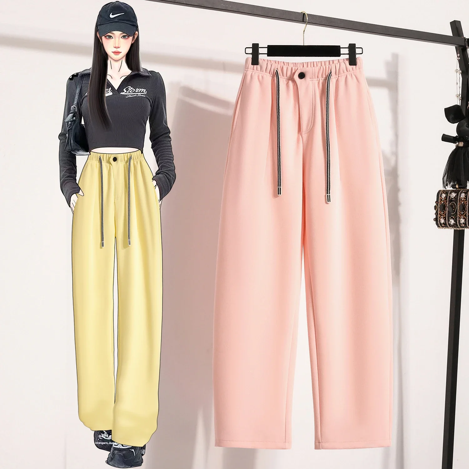 European-style Scimitar Pants Spring 2025 New
