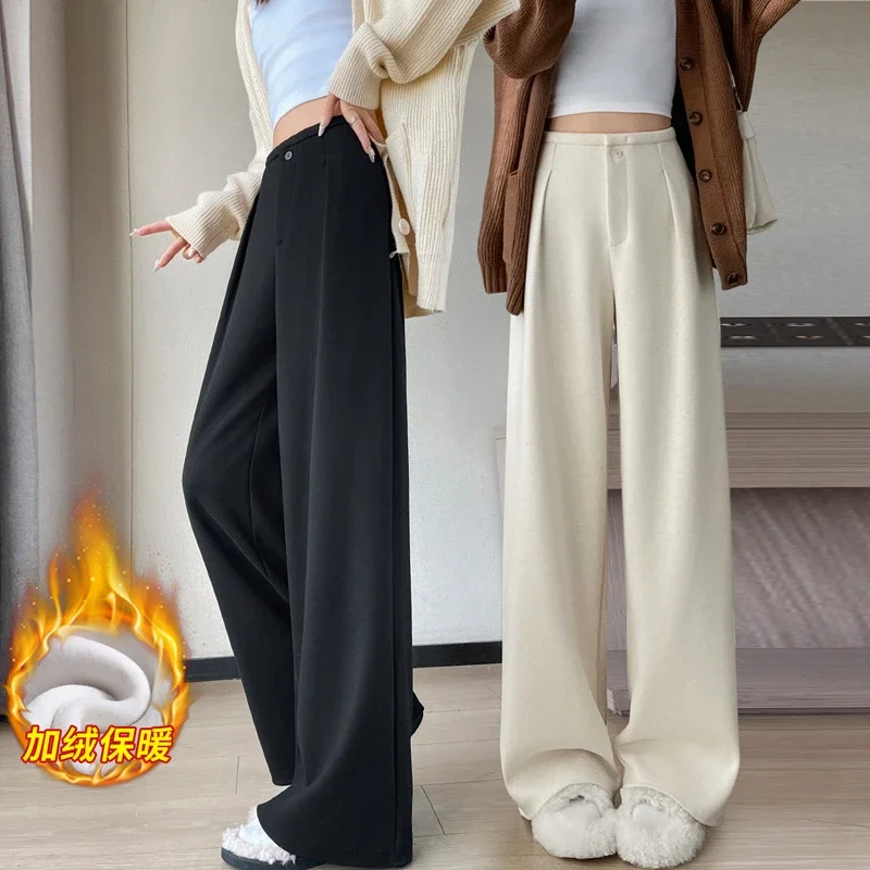 Women's Cashmere Wide - Leg Pants