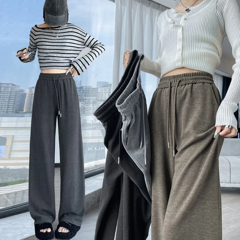 2025 Women's Cashmere Wide-Leg Pants