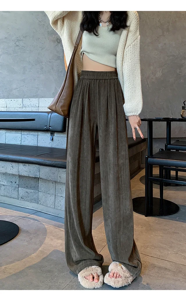 Autumn Winter Women's Loose Pants Detail