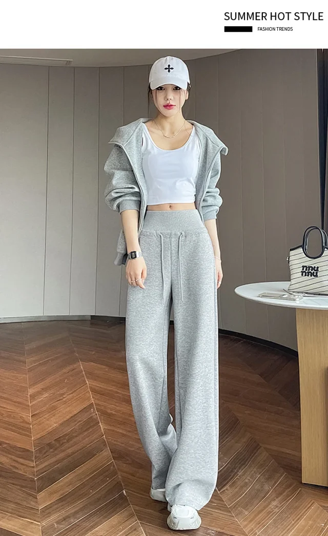 2025 Fall New Women's Drawstring Sweatpants Detail