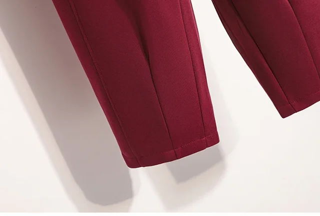 European Style Wide-Leg Sweatpants Detail