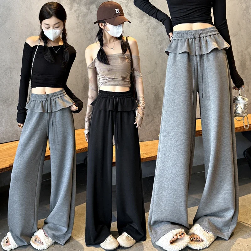 2025 Fall Women's Relaxed Fit Ballet-style Sweatpants