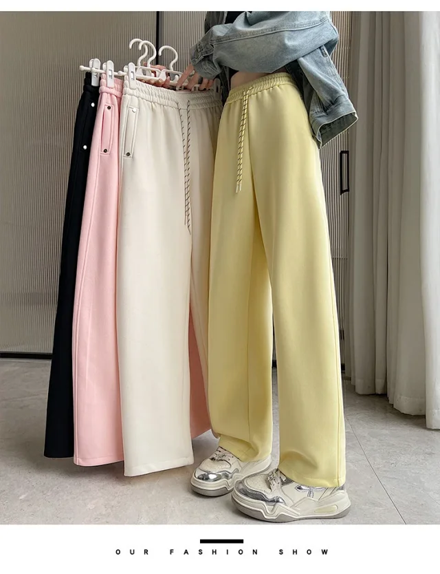 2025 Fall Wide-Leg Pants for Women Detail
