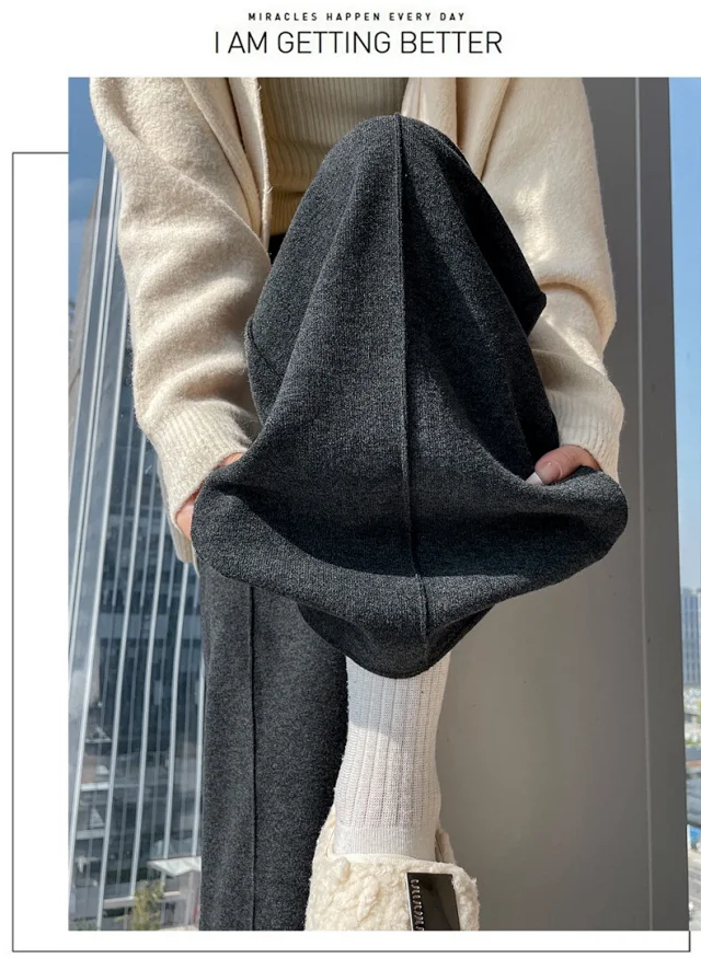Women's Knitted Cashmere Pants 2025 AW Detail