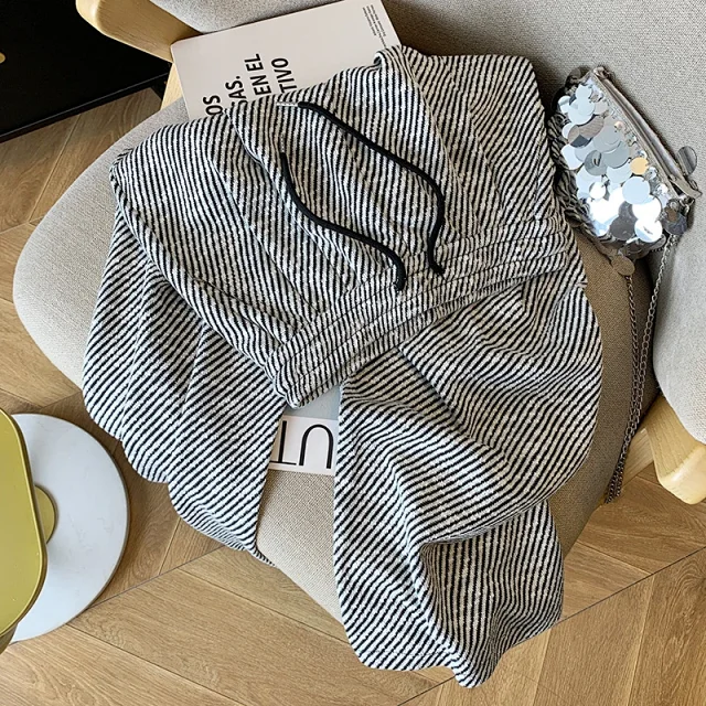 2025 Fall Women's Zebra Wide-leg Pants Detail