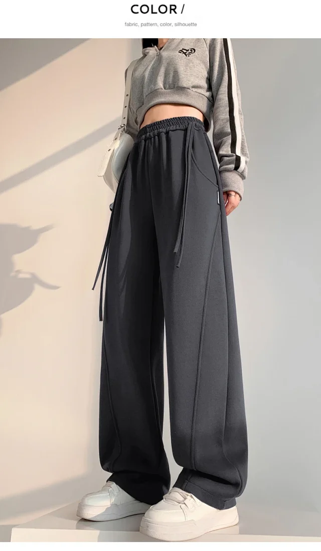 Wide-leg Pants for Women, 2025 Fall New Style Detail