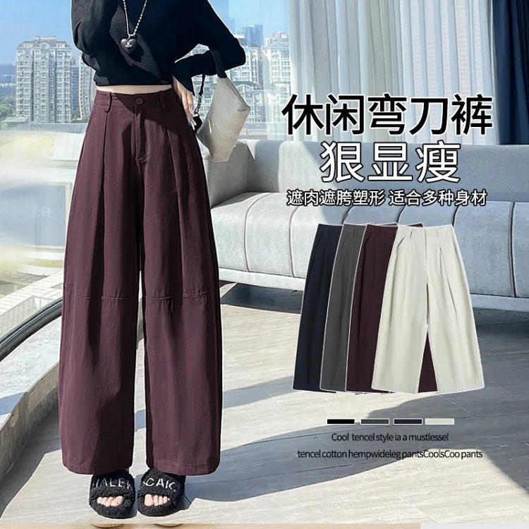 2025 Early Fall Korean Wide - leg Pants