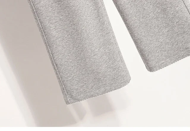 2025 Fall New Women's High - Waist Wide - Leg Sport Pants Detail