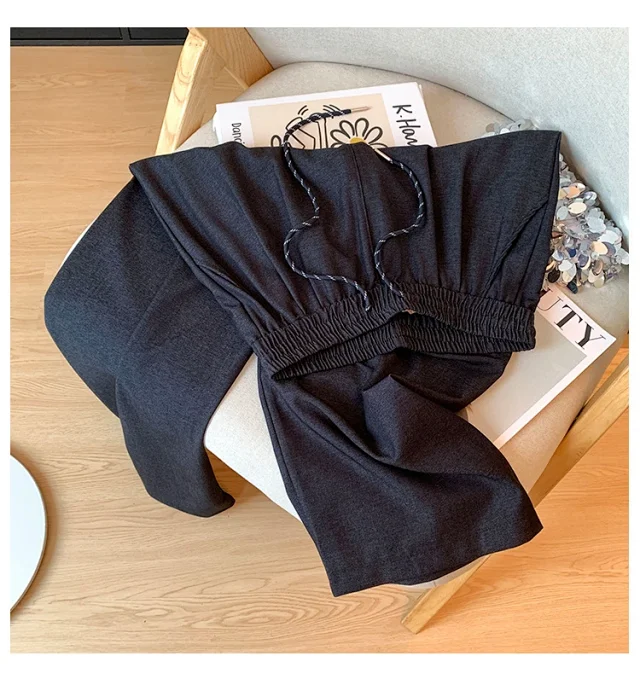 2025 Autumn Thickened Tencel Denim Yamamoto Wide - leg Pants Detail