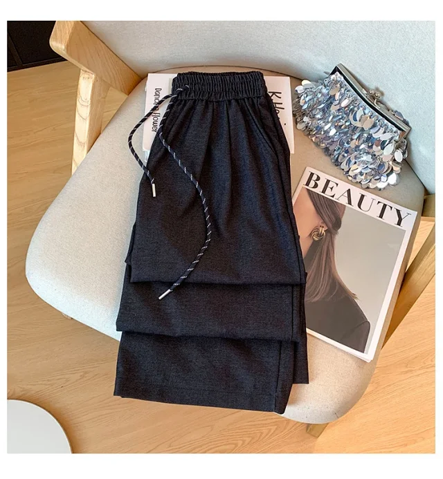 2025 Autumn Thickened Tencel Denim Yamamoto Wide - leg Pants Detail