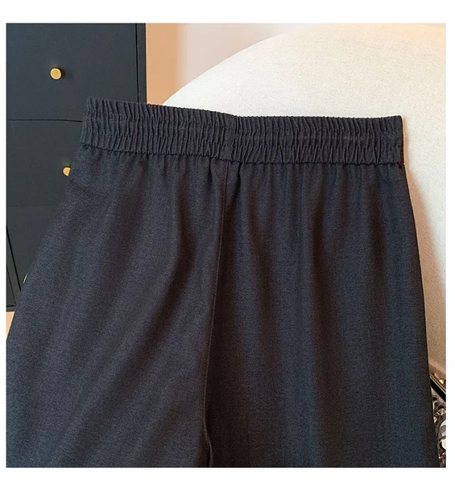2025 Autumn Thickened Tencel Denim Yamamoto Wide - leg Pants Detail