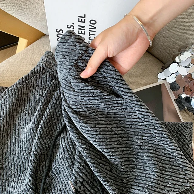 2025 Fall Women's Zebra Wide-leg Pants Detail