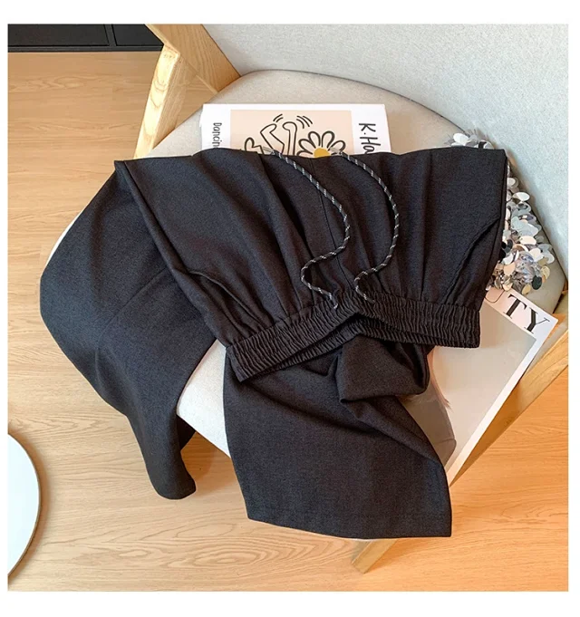 2025 Autumn Thickened Tencel Denim Yamamoto Wide - leg Pants Detail