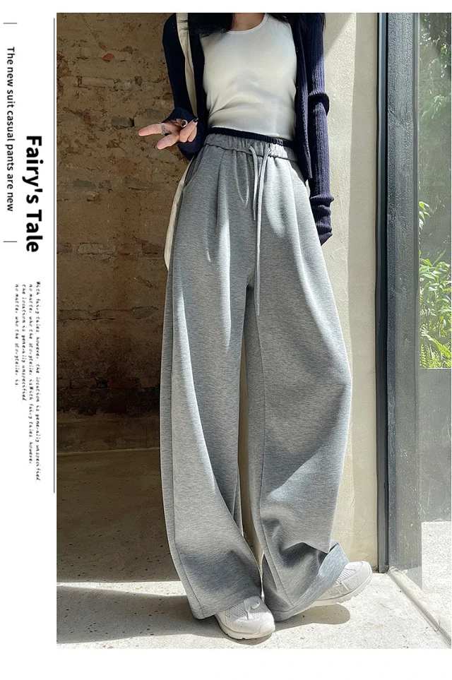 Women's Loose Wide-Leg Pants 2025 Detail
