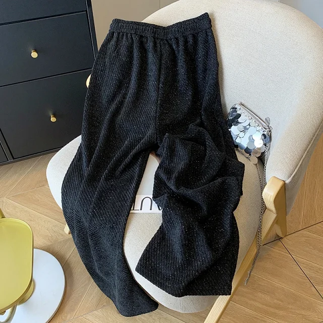 2025 Fall Women's Zebra Wide-leg Pants Detail
