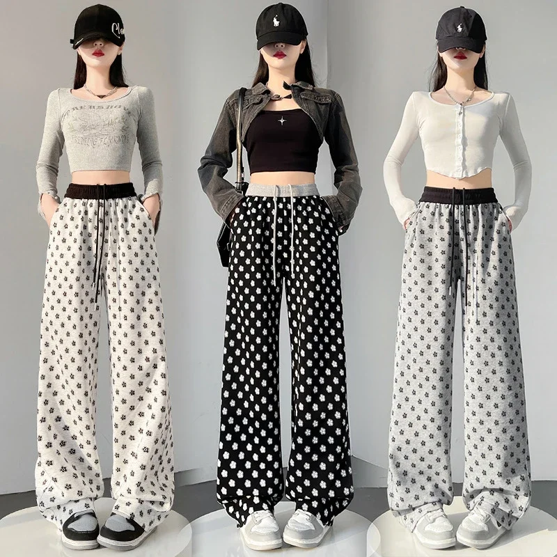 Women's High-waist Drawstring Wide-leg Pants (2025 Fall New)