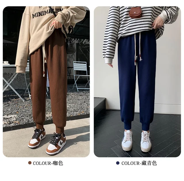 2025 Early Fall Women's Patchwork Joggers Detail