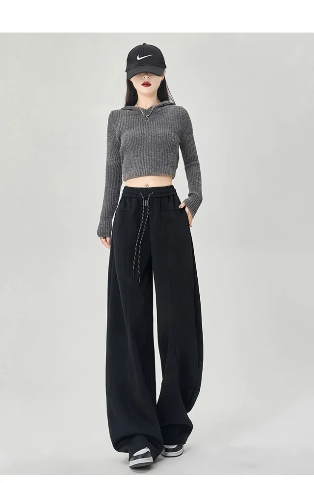 American Sports Multi - Color Banana Wide - Leg Pants Detail