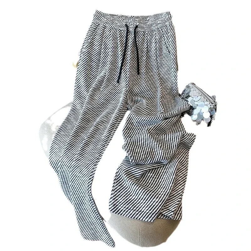 2025 Fall Women's Zebra Wide-leg Pants