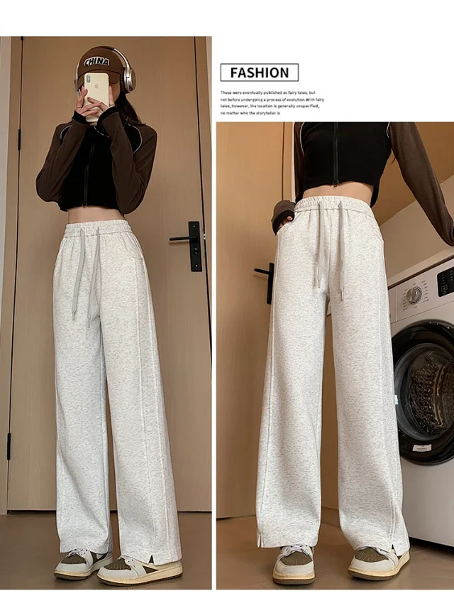 Banana Wide - leg Trousers for Women Detail