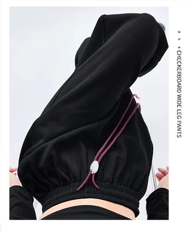American Wide-Leg Women's Joggers 2025 Detail