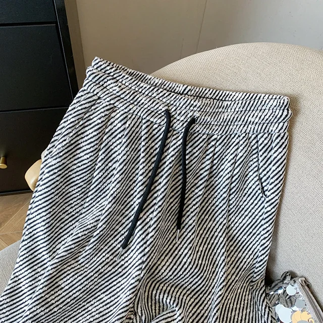 2025 Fall Women's Zebra Wide-leg Pants Detail