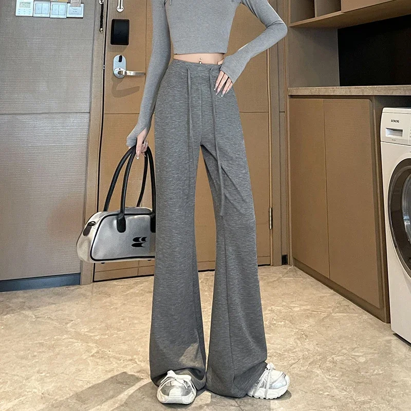 2025 Early Autumn Air Cotton Flared Pants