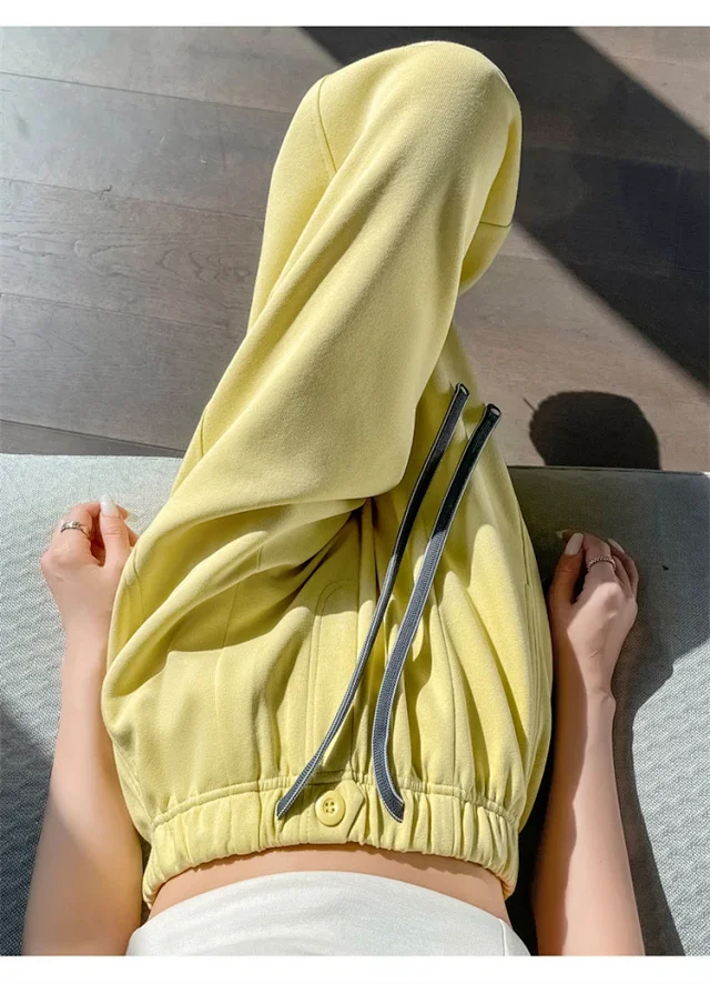2025 New Drawstring One - Button Saber Pants Detail