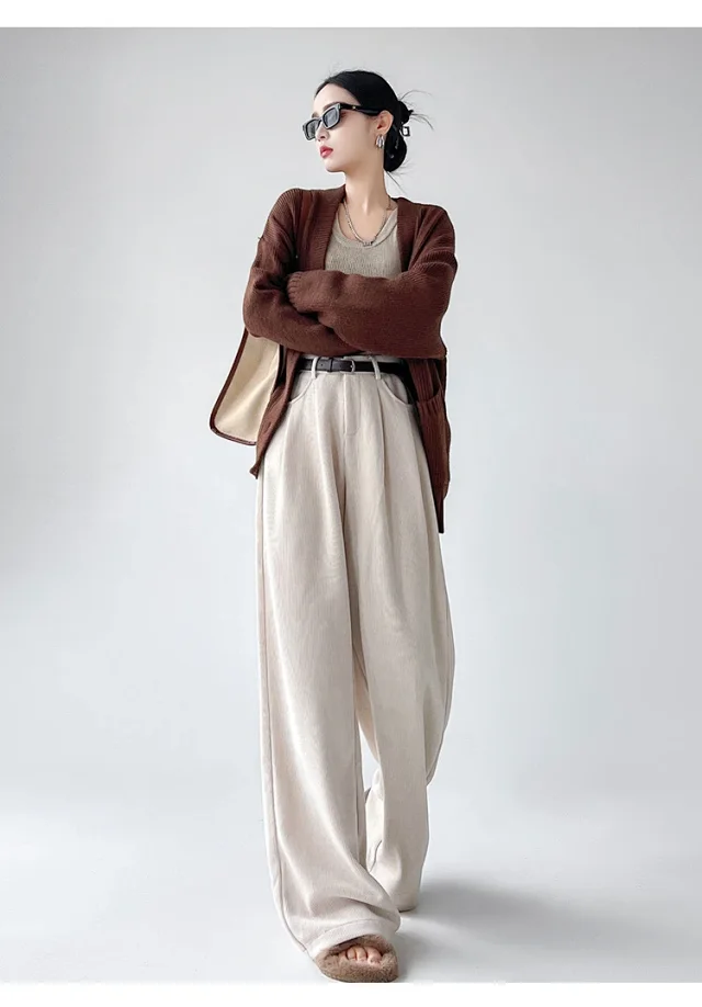 Maillard Wide - leg Pants for Women Detail
