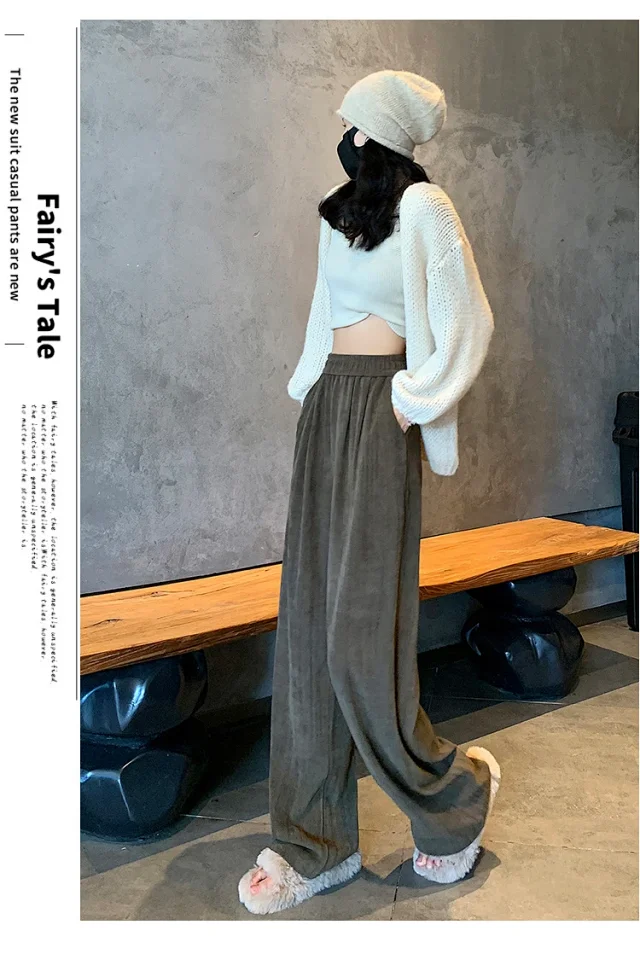 Autumn Winter Women's Loose Pants Detail