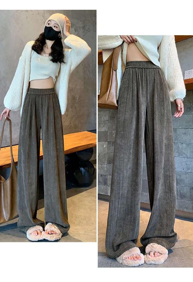 Autumn Winter Women's Loose Pants Detail