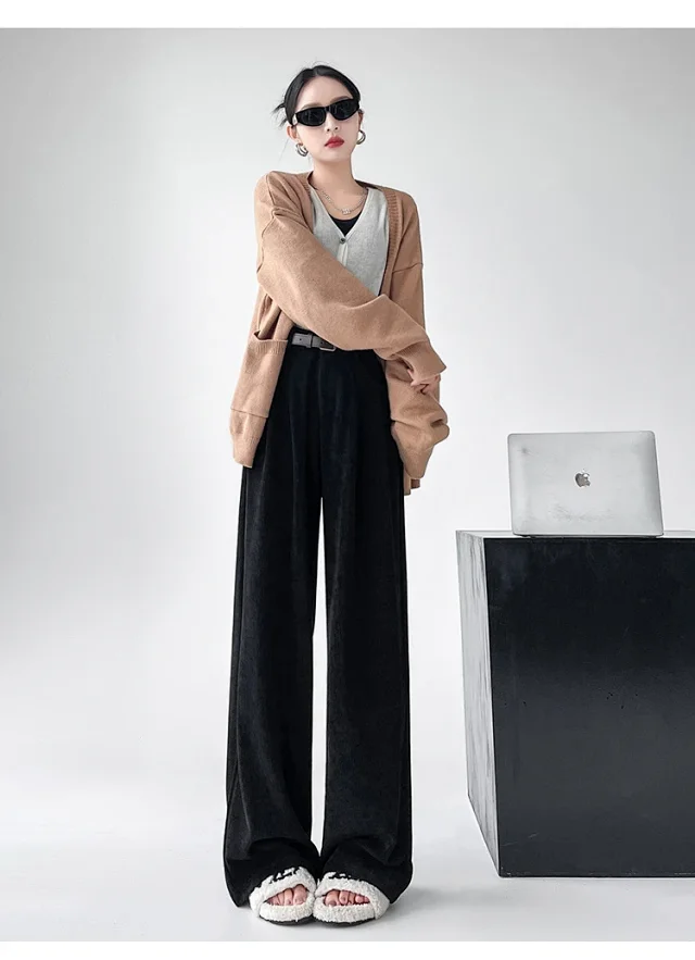 Maillard Wide - leg Pants for Women Detail