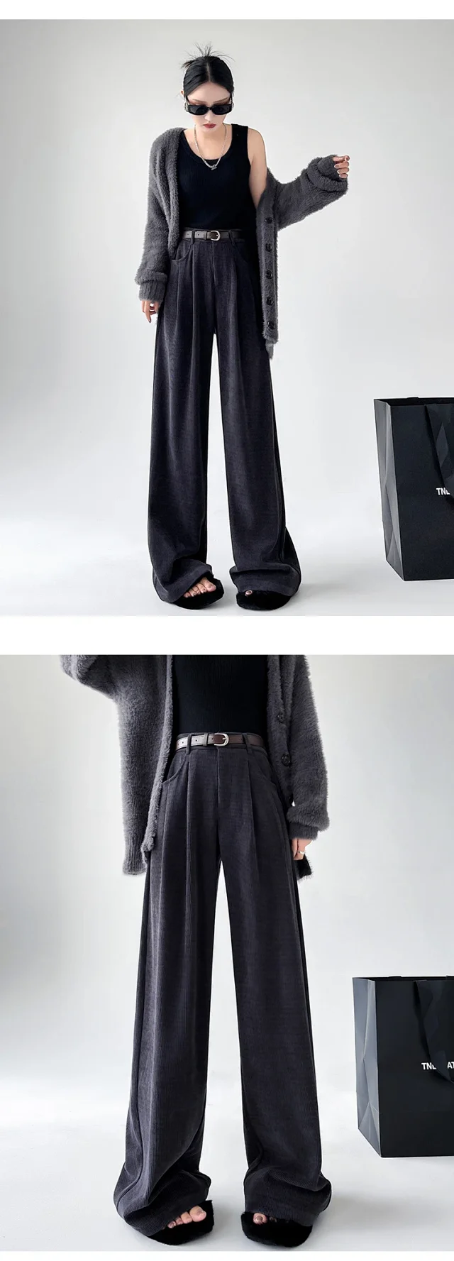 Maillard Wide - leg Pants for Women Detail