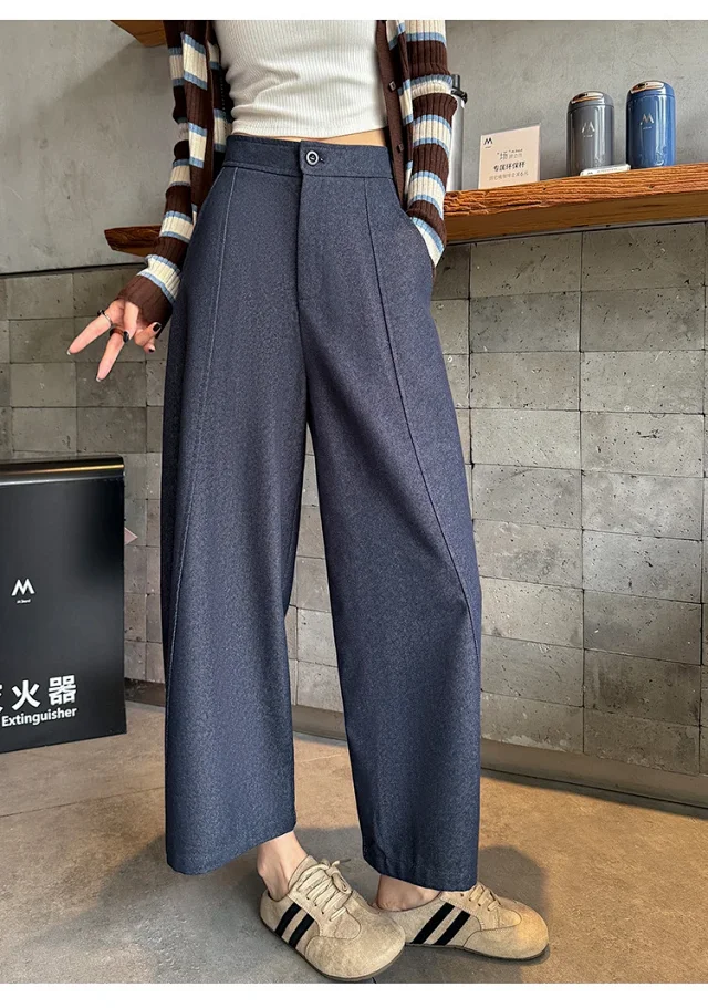 2025 FW Faux Denim Noodle Pants Detail