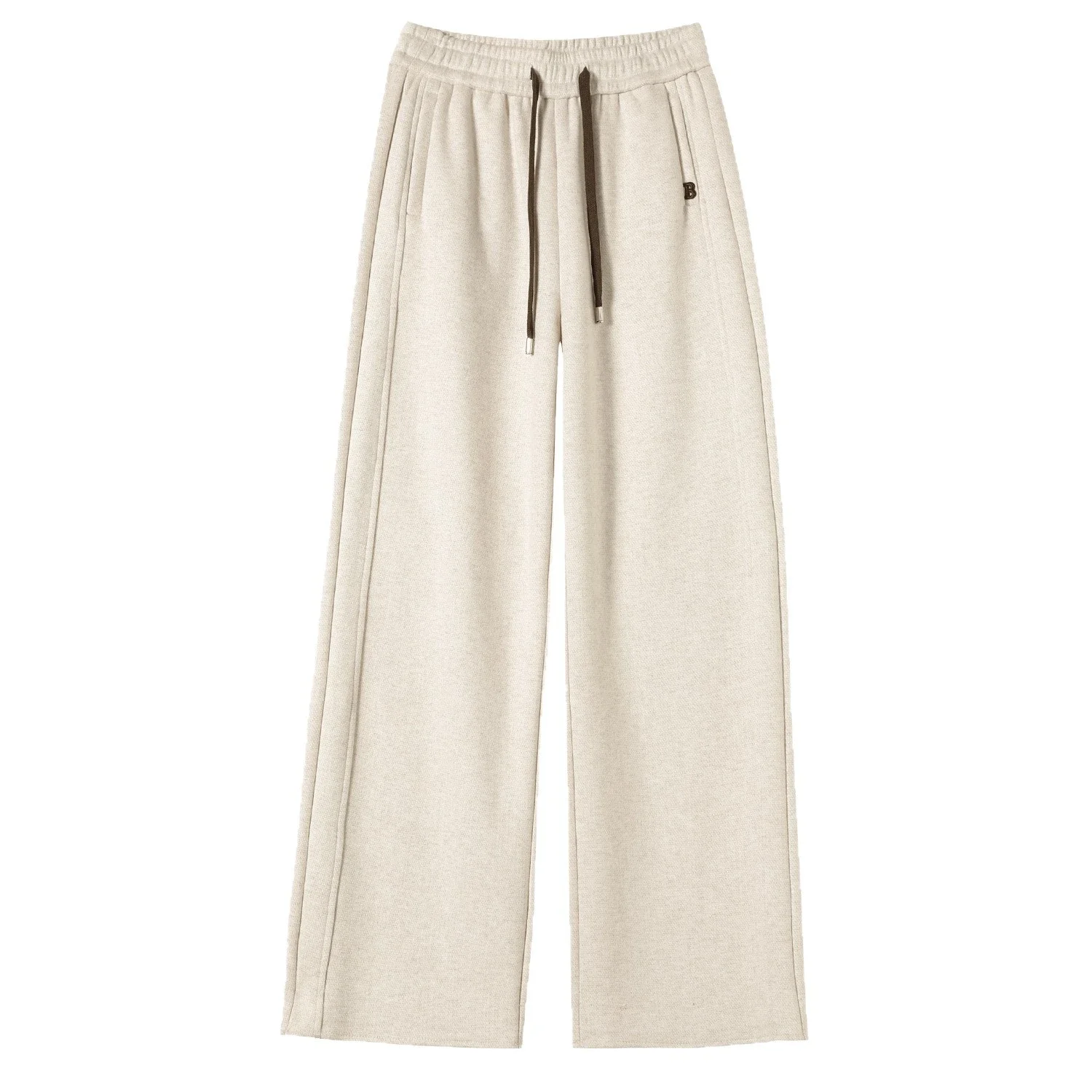 2025 Women's Straight Pants in Beige