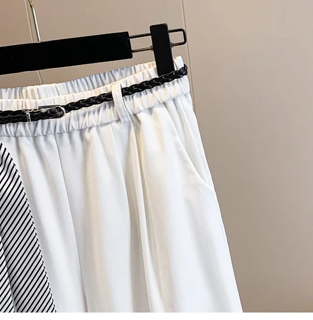 Korean-style Age-defying Wide-leg Casual Pants for Women Detail